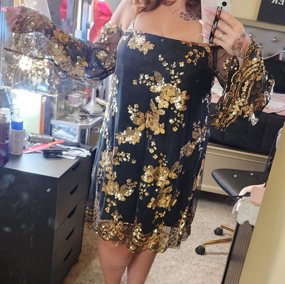 Enchanted nights sequin dress